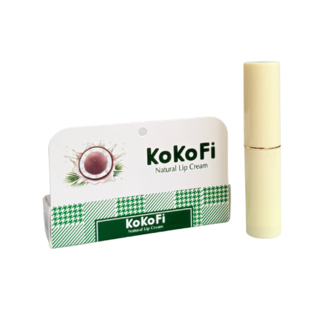 Son Dưỡng Môi Sáp Dầu Dừa KoKoFi Natural Lip Cream 2gram